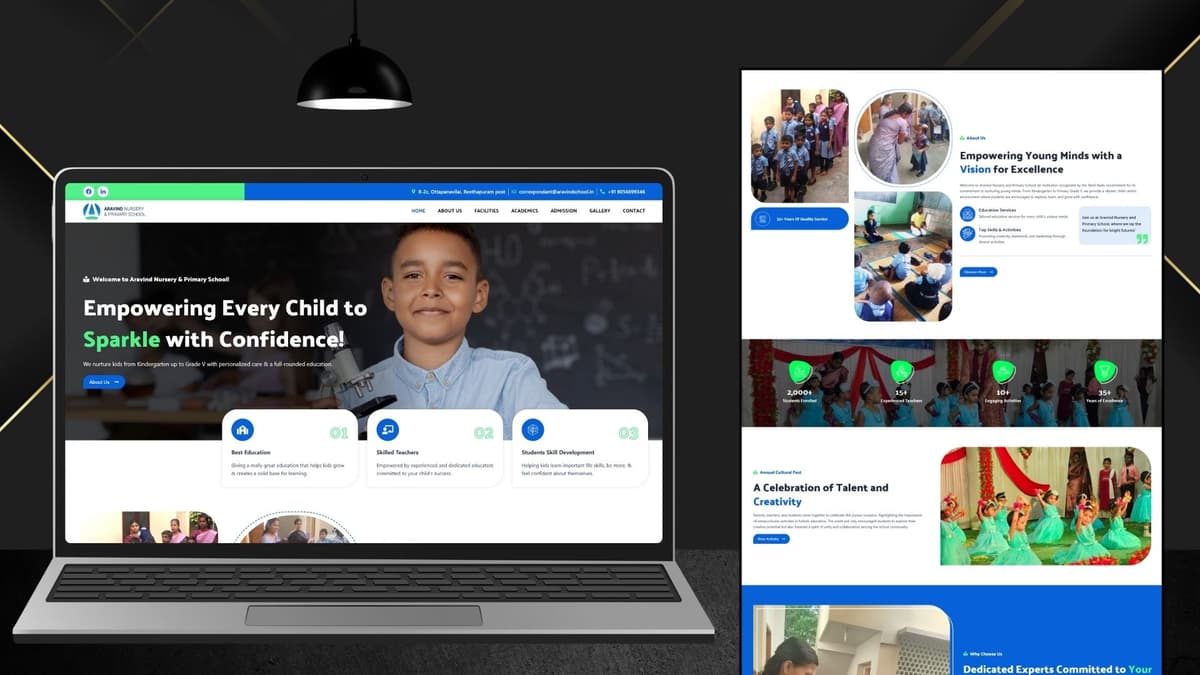 School website design