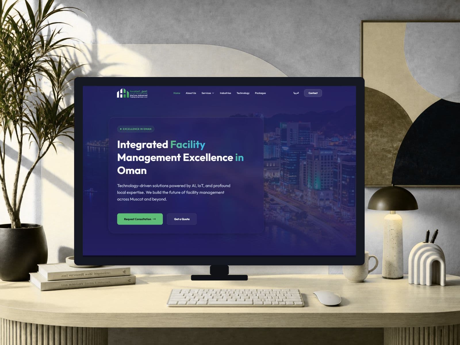 Facility Management Website Development