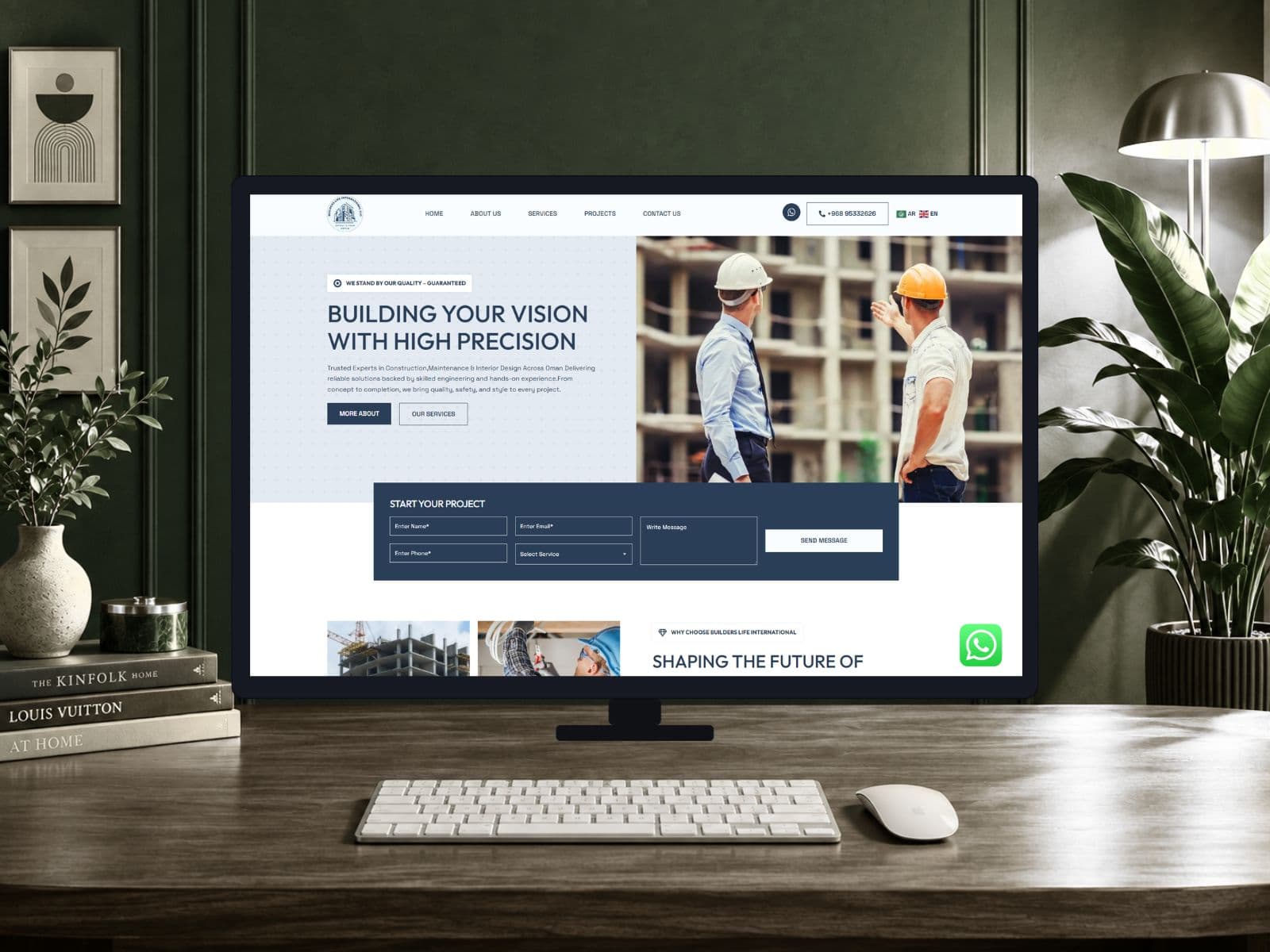 Construction Website Development