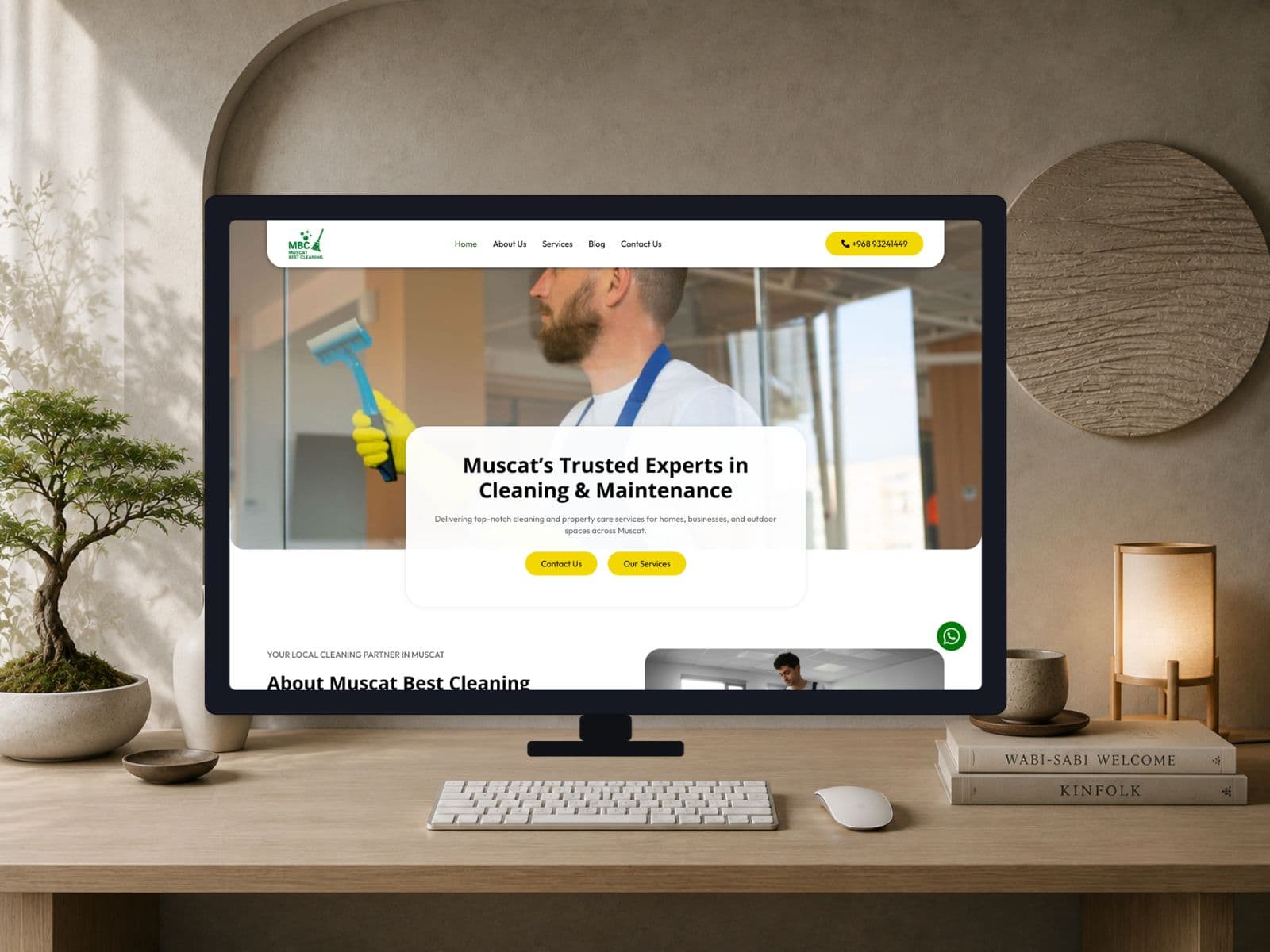 Cleaning Website Development