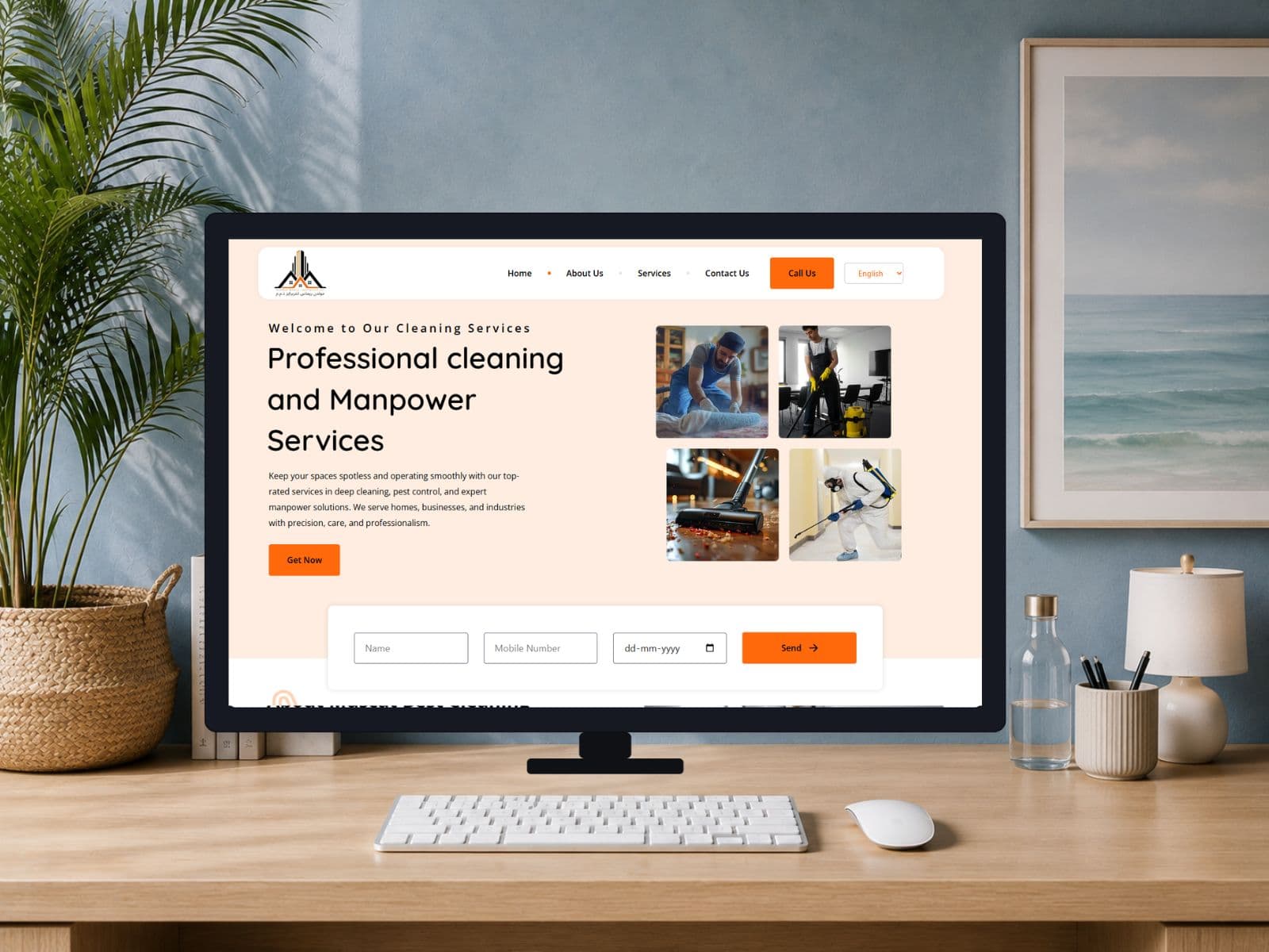 Cleaning Website Development